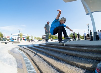 Jake Brown, ollie up a wet 6. Photo: Niels Jensen