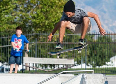 Jose Suitt, frontside flip. Photo: Niels Jensen