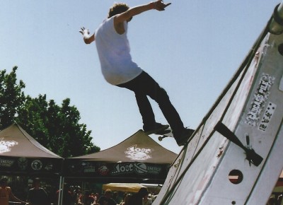 Levi Faust @ Vans Warped Tour 2005 @ Utah State Fairpark.