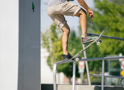 First Place winner Jose Suitt, front blunt fakie. Photo: Weston Colton