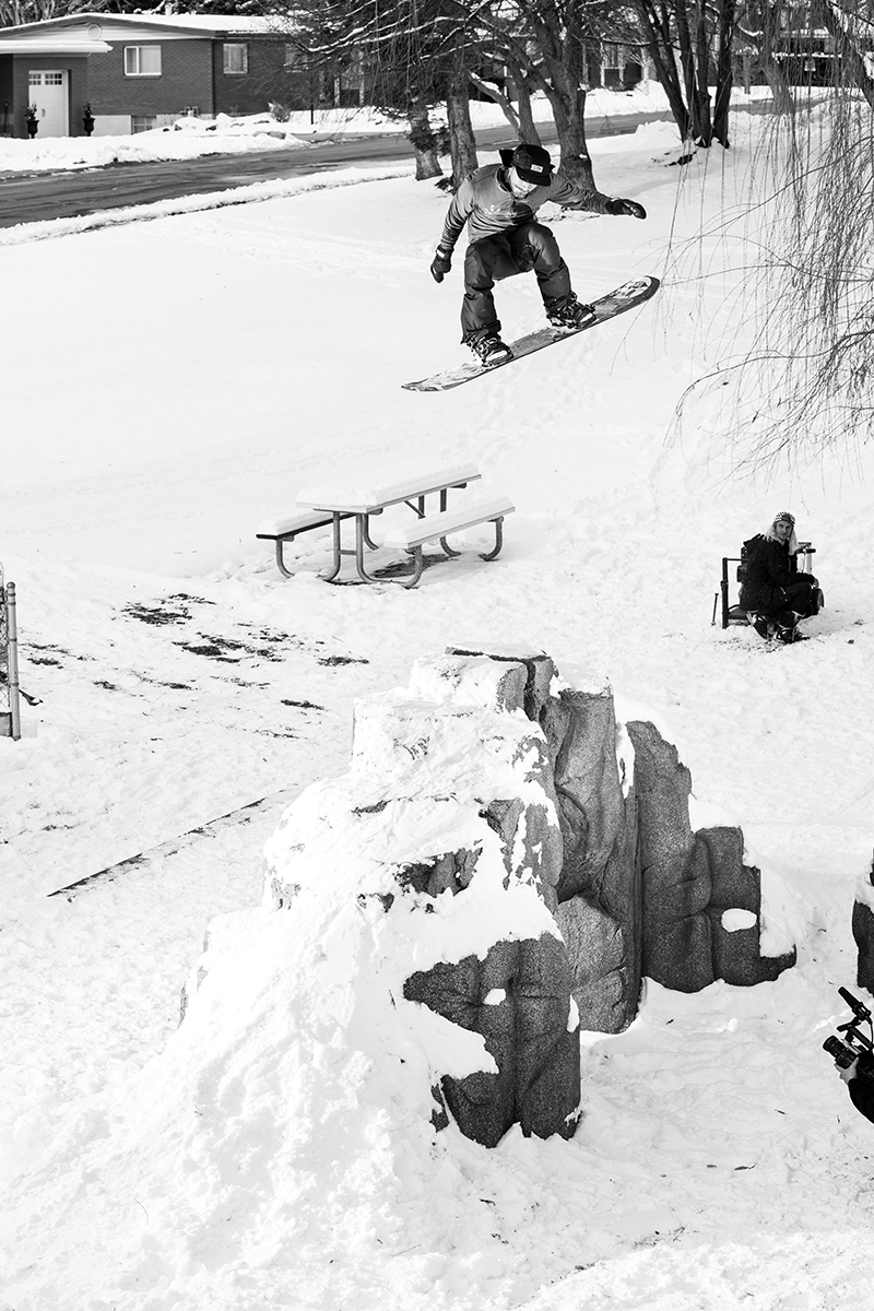 Cale Zima – Wallie Frontside 180 – SLC, Utah.