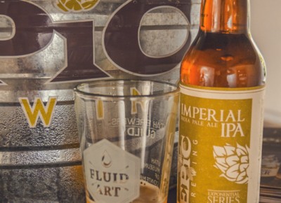 I am falling more in love with Epic Brewery’s Imperial IPA as my buzz starts to set in. Photo: Talyn Sherer