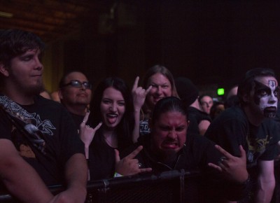 Fans wait for King Diamond to take the stage. Photo by Madi Smith.