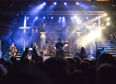 King Diamond's elaborate performance made this an unforgettable Halloween. Photo by Madi Smith.