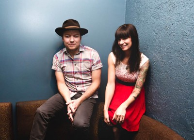 (L–R) Little Hurricane's Tone and CC in the green room before the show. Photo: @LMSORENSON