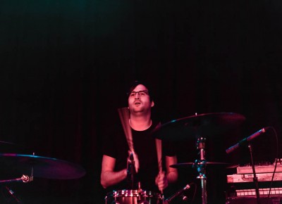 Drummer Joe Plummer of Wildcat Strike. Photo: @LMSORENSON