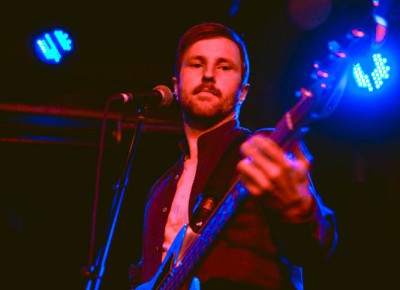 Bassist Jake Rosevear playing with Wildcat Strike at Urban Lounge. Photo: @LMSORENSON