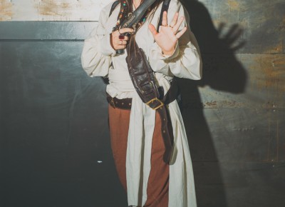 Olivia Schultz as Captain Jack Sparrow, savvy? Photo: Tyson Call @clancycoop