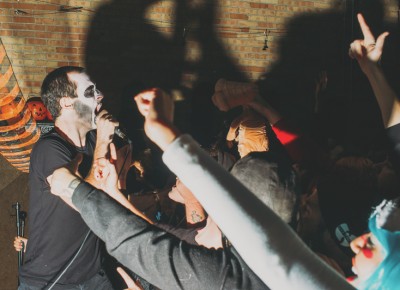 Bret Meisenbach singing as My Chemical Romance (Baby Ghosts). Photo: Tyson Call @clancycoop