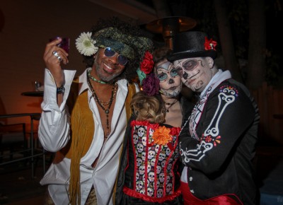 In the last few years, Dio de los Muertos sugar skull costumes have gone from trend to tradition. Photo: John Barkiple