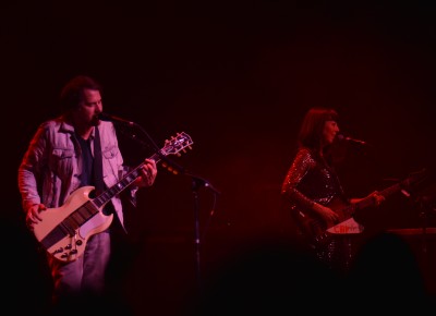 Brian Aubert and Nikki Monninger of Silversun Pickups. Photo: Andy Fitzgerrell