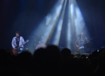 Brian Aubert and Nikki Monninger of Silversun Pickups. Photo: Andy Fitzgerrell