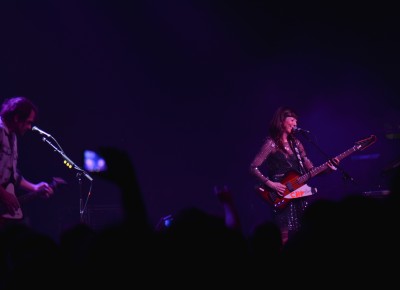 Brian Aubert and Nikki Monninger of Silversun Pickups. Photo: Andy Fitzgerrell