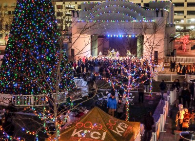 KRCL’s 2015 Polar Jubilee filled the Gallivan Center with hundreds of cheerful listeners, donors and volunteers. Photo: John Barkiple