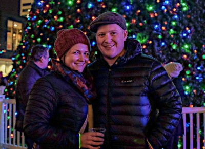 (L-R) Whitney NoLastName and Mark Nelson are on their second date after meeting on OKCupid. They started on neutral ground at Blue Copper Coffee, and decided to try the Jubilee for round two. If he plays it right, she might tell him her last name on date number three. Photo: John Barkiple