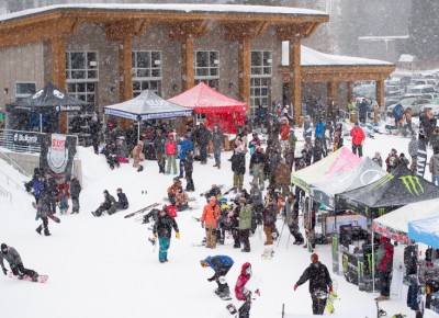 The base of the course bustled with activity during the Men's and Women's Open divisions. Photo: Niels Jensen