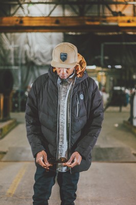 "I like hats," says Onza Winston. "I dunno, I work for a headwear company so I’m able to influence that a little bit, plus they look cool. It is cold out, so it's usually either 5 panels or snapbacks. I got tons of beanies, so I usually match up beanies with whatever I’m wearing that day." Photo: @clancycoop