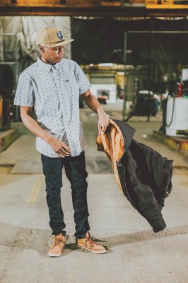 When asked about how many shoes he owns, Onza Winston says, "Probably like fifty pairs right now—fifty to sixty hats. I have a ton of clothes. I worked retail, so I accumulated a lot of stuff over time. I work for an apparel company." Photo: @clancycoop