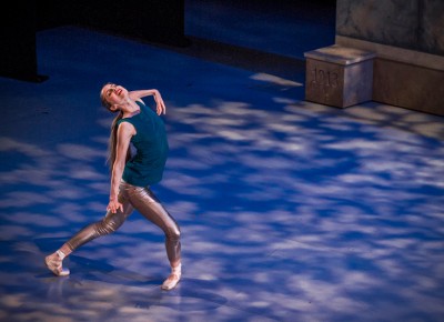 The dancer separates from the bunch to perform on her own. Photo: Talyn Sherer