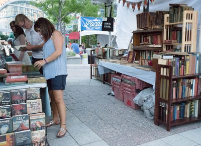 This cool used book store was a popular booth for the scholars. Photo: JoSavagePhotography.com