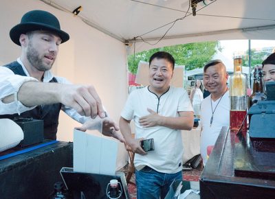 Tintype photographer Chris Blackburn got a good reaction from the family he photographed. Photo: JoSavagePhotography.com