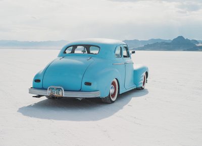 A 1941 Chevy Master Deluxe coupe was among the many classic and vintage vehicles driving around the outskirts. In addition to speed trials, Speed Week has become a celebration of all things automotive.