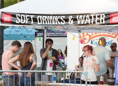 Vendors at Pioneer Park. Photo: Logan Sorenson / @Lmsorenson