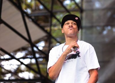 Phily native Craig "Doodlebug" Irving onstage for Digable Planets at the Twilight Concert Series. Photo: Logan Sorenson / @Lmsorenson