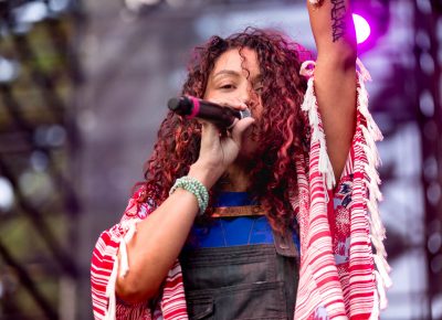 Vocalist Mary Ann of Digable Planets. Photo: Logan Sorenson / @Lmsorenson