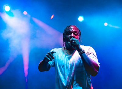 Pusha T, blowing up the stage at the Twilight Concert Series. Photo: Logan Sorenson / @Lmsorenson