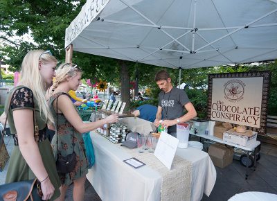 The Chocolate Conspiracy sell raw, organic, vegan, homemade chocolate varieties. Their chocolate smoothie was out of control. Photo: JoSavagePhotography.com