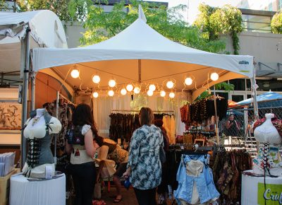 Corsets were on display at Damsel in this Dress on Friday evening. Photo: @snowlenda