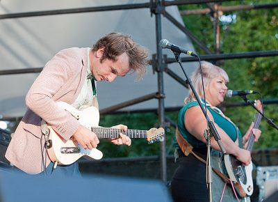 Blanchard and Shaw having fun onstage. Photo: Scott Frederick