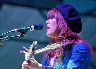 Jenny Lewis during a softer moment. Photo: Scott Frederick