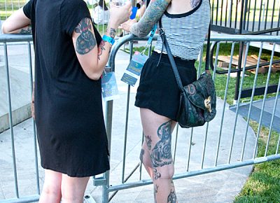 Heather Anderson and Brandie Doss. Photo: Scott Frederick