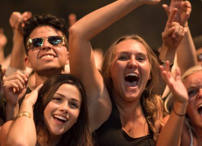 Crazed fans lose it when Big Grams rock the stage. Photo: Colton Marsala