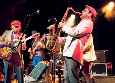 Sax and clarinet player Johnny Bones slayed notes and melodies like a true pro. Photo: JoSavagePhotography.com