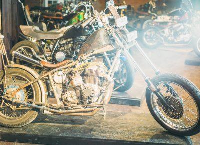 A 1970 CB750 on an Amen frame and custom suicide shifter built by Austin Johns. Photo: @clancycoop