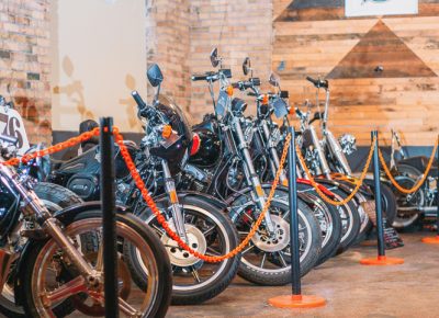 Bikes from Intermountain Harley-Davidson were lined up and sitting pretty. Photo: @clancycoop