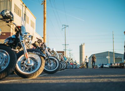 There were just as many bikes outside the show as within, and attendees could peruse the parking lot and see amazing builds as well. Photo: @clancycoop