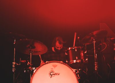 Drummer Matt Hayward of Band of Skulls. Photo: Logan Sorenson @Lmsorenson