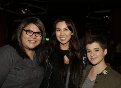 Lauren Bronch, Cora Burchett and Amanda Francom having a night out to see Tegan and Sara. Photo: @Lmsorenson