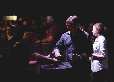 Hand stamps for all the 21-plus crowd at In The Venue. Photo: @Lmsorenson