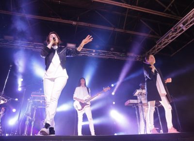 Revamped pop duo Tegan and Sara onstage at In the Venue. Photo: @Lmsorenson