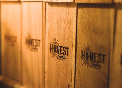 The laser-engraved gift box from Honest John makes its appearance just in time for the holiday season. Photo: Talyn Sherer