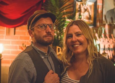 (L–R) Mister Pauper and Sara Lund were the executive designers of both The Rest and Saturday night's event. Photo: Talyn Sherer