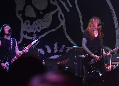 Inge Johansson and Laura Jane Grace of Against Me! Photo: Andy Fitzgerrell