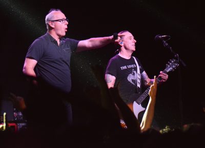 Greg Graffin and Brian Baker of Bad Religion. Photo: Andy Fitzgerrell