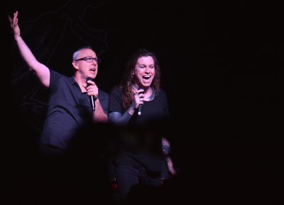 Greg Graffin of Bad Religion and Laura Jane Grace of Against Me! Photo: Andy Fitzgerrell