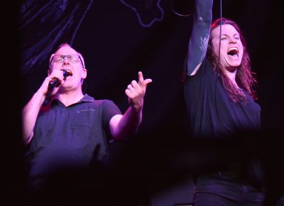 Greg Graffin of Bad Religion and Laura Jane Grace of Against Me! Photo: Andy Fitzgerrell